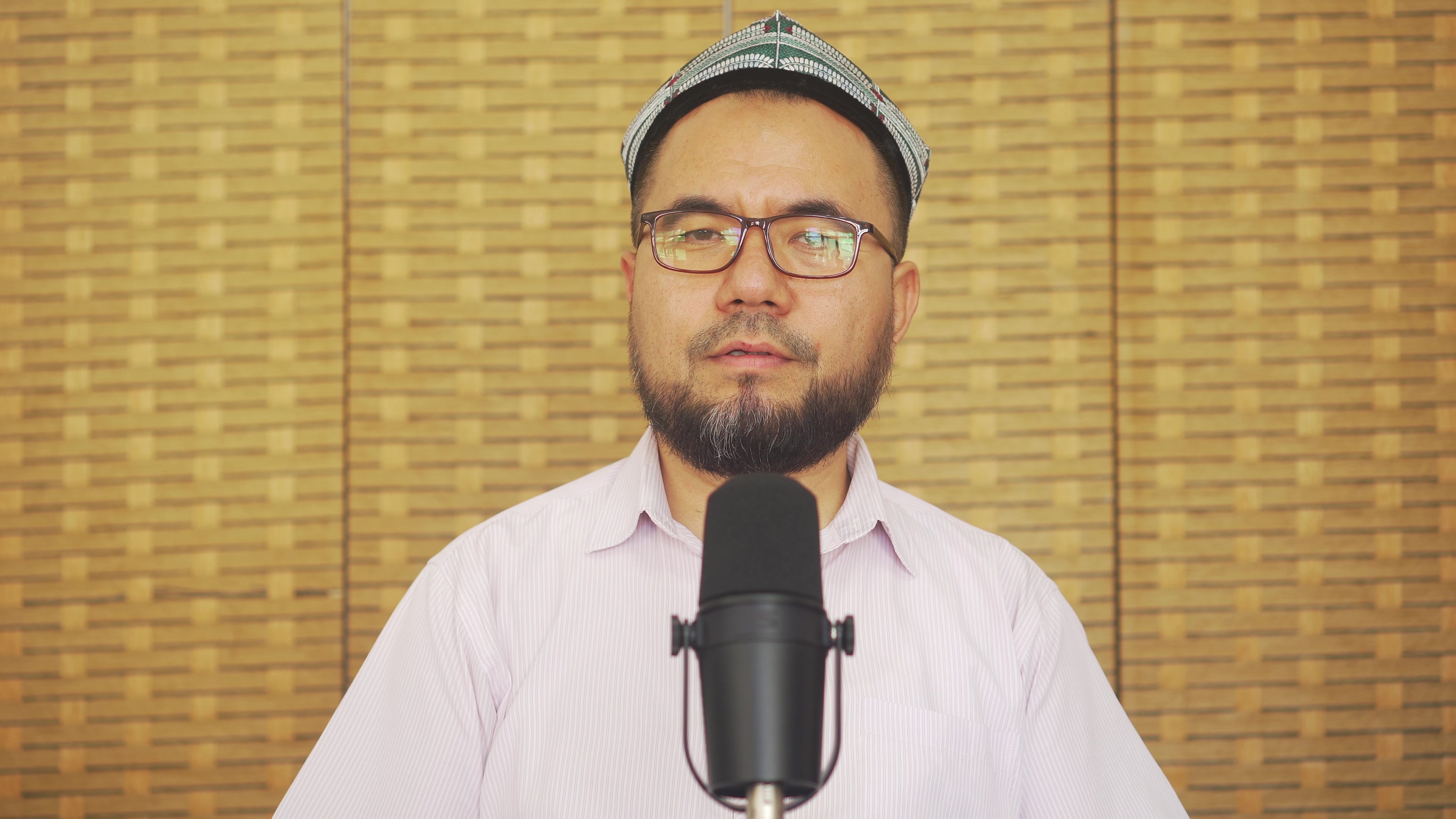 Sheikh Mahmoud during a Witness International podcast interview.